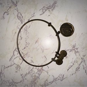 Alex and Ani Cursive “T” Bracelet